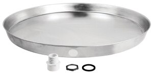Water Heater Drip Pan, 26 in Dia, Plastic