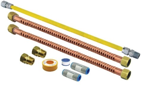 Uv20017 Gas Water Heater Installation Kit 18 In Connectors